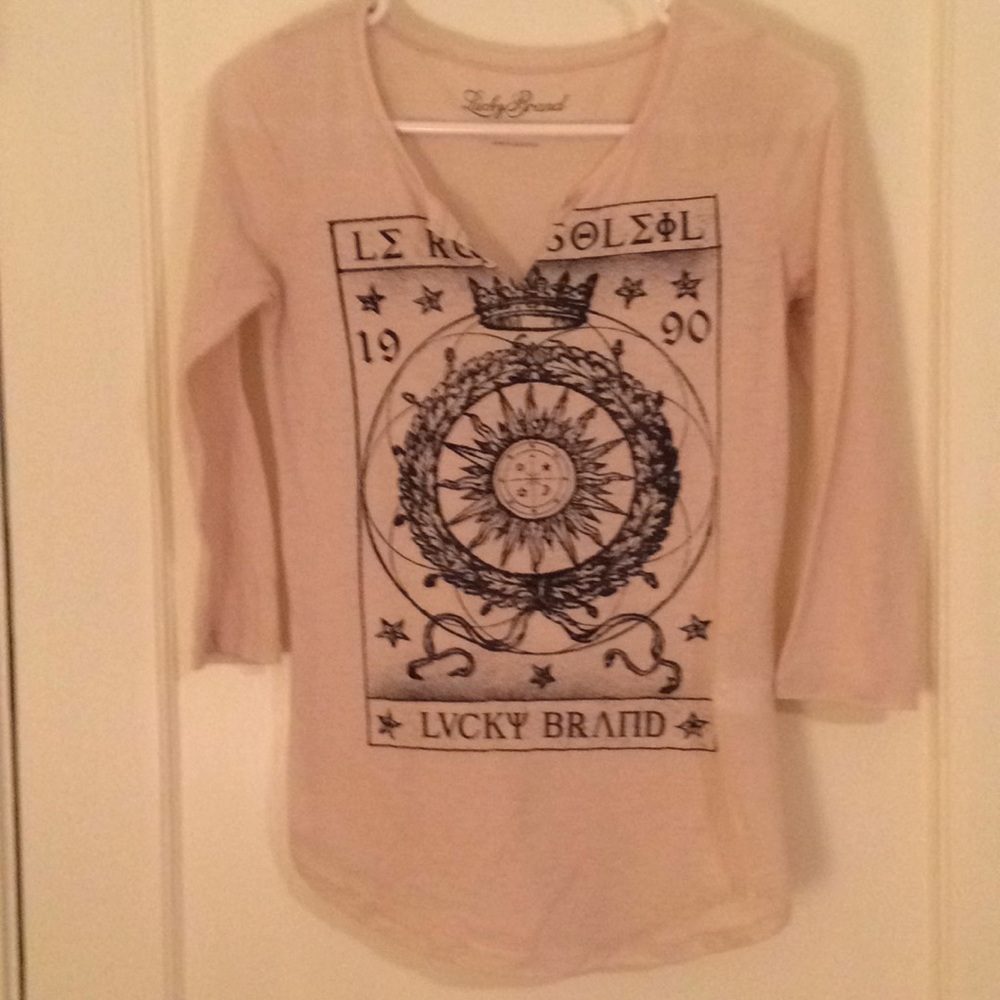 Lucky Brand 3/4 sleeve lightweight shirt